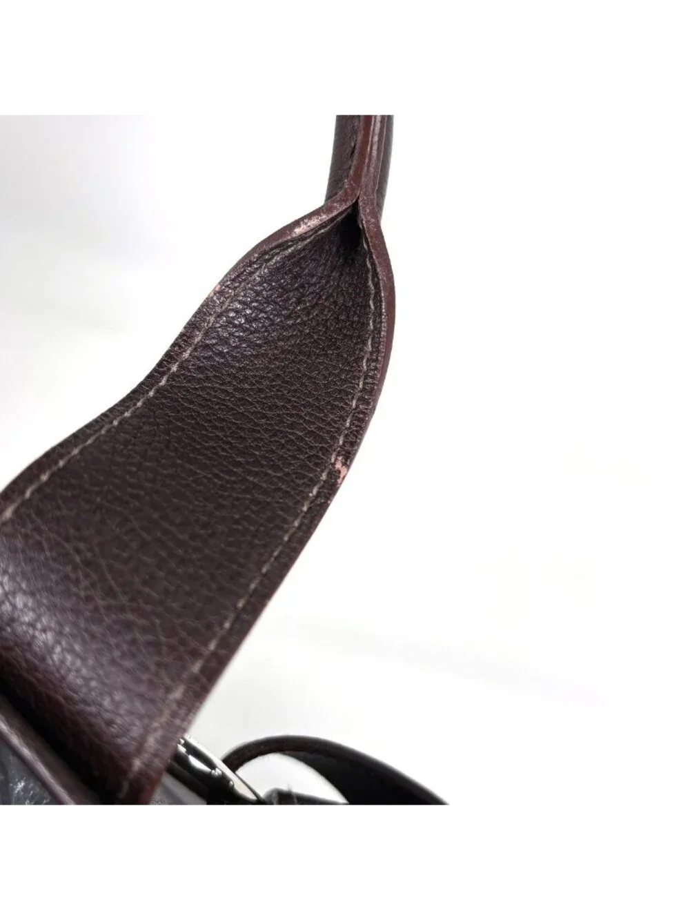 Hermes Petite Ceinture MM Tote Canvas Brown